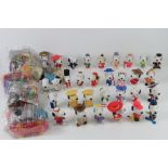 Snoopy; c1990s McDonald's figurines including USA, Texas, UK, Peru, Philippines, Singapore,