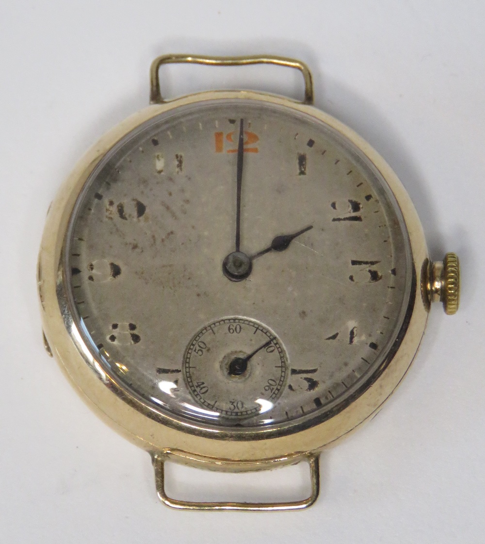 A vintage 9ct gold Rolex wristwatch, movement marked Rolex 15 jewels,