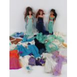 Princess Jasmine doll with a quantity of Jasmine and Aladdin clothing and shoes together with a Meg