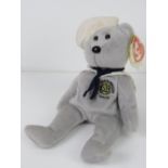 Ty Beanie Babies/Beanie Bears; 'Ronnie' with USS Ronald Reagan patch to chest,