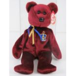 Ty Beanie Babies/Beanie Bears; 'Buckingham' in plastic case with tag.