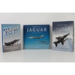 Sepecat Jaguar; three signed books on the Jaguar fighter jet,