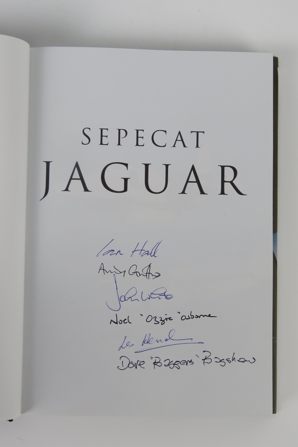 Sepecat Jaguar; three signed books on the Jaguar fighter jet, - Image 3 of 4