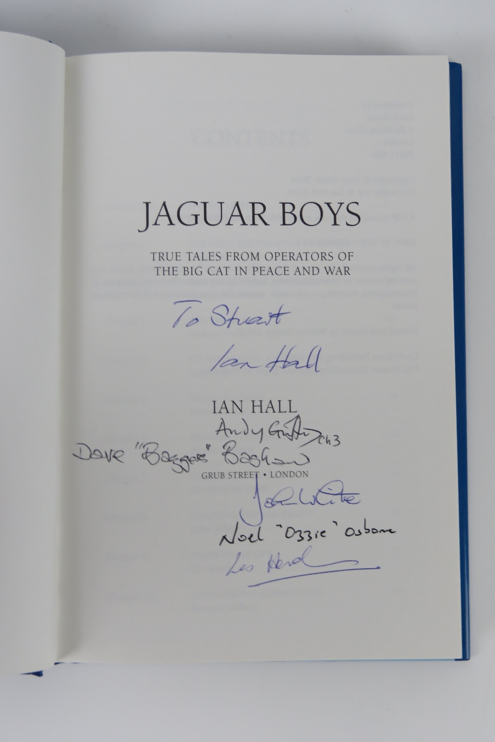 Sepecat Jaguar; three signed books on the Jaguar fighter jet, - Image 2 of 4