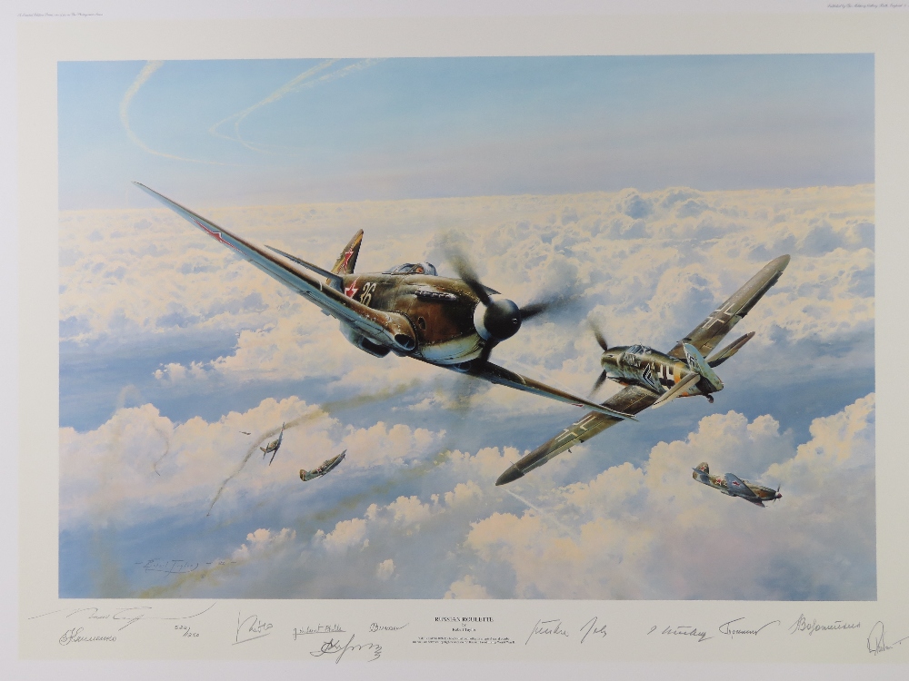 Robert Taylor, two profusely signed limited edition prints,
