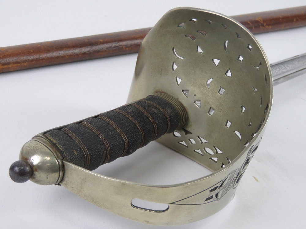 A George V army cutlass made by Fenton Bros Sheffield 'Sword Cutlers to the War Office', - Image 6 of 6