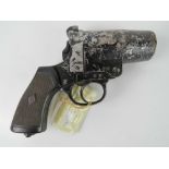 A deactivated Webley & Scott Number 3 MkI flare pistol with EU Cert.