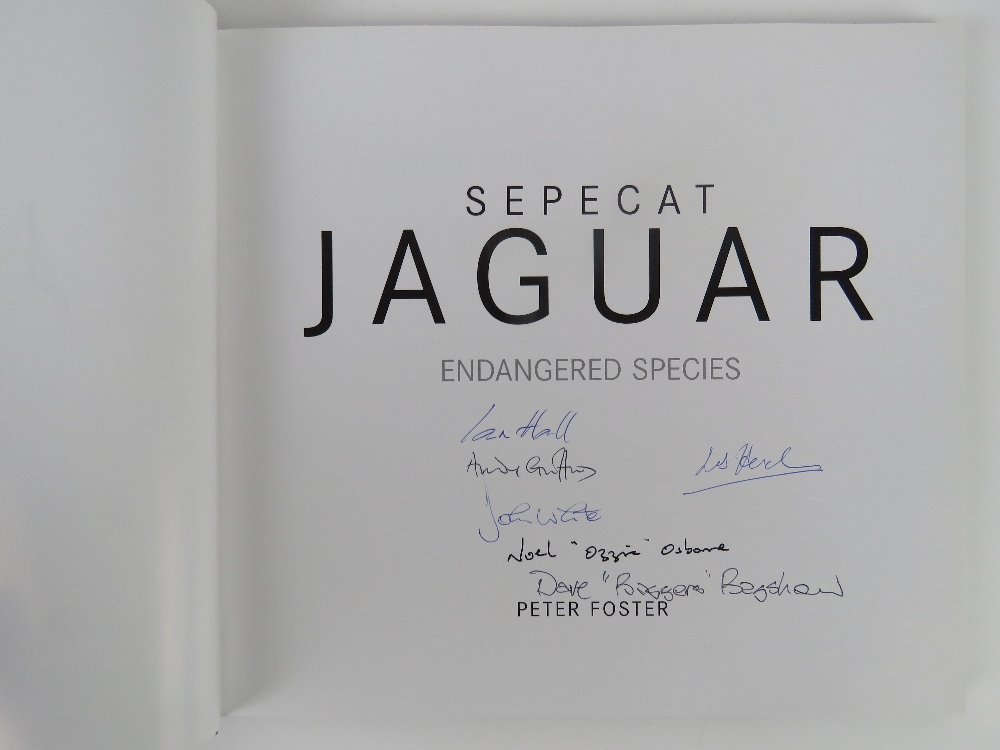 Sepecat Jaguar; three signed books on the Jaguar fighter jet, - Image 4 of 4