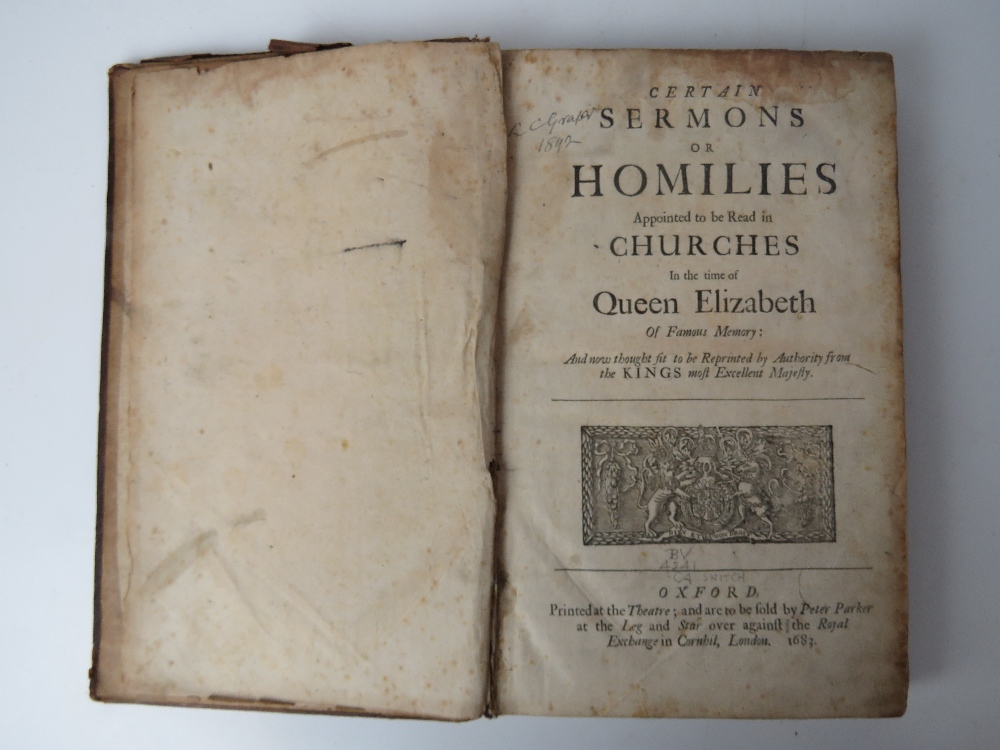 Book; Book of Homilies, certain sermons - Image 3 of 5
