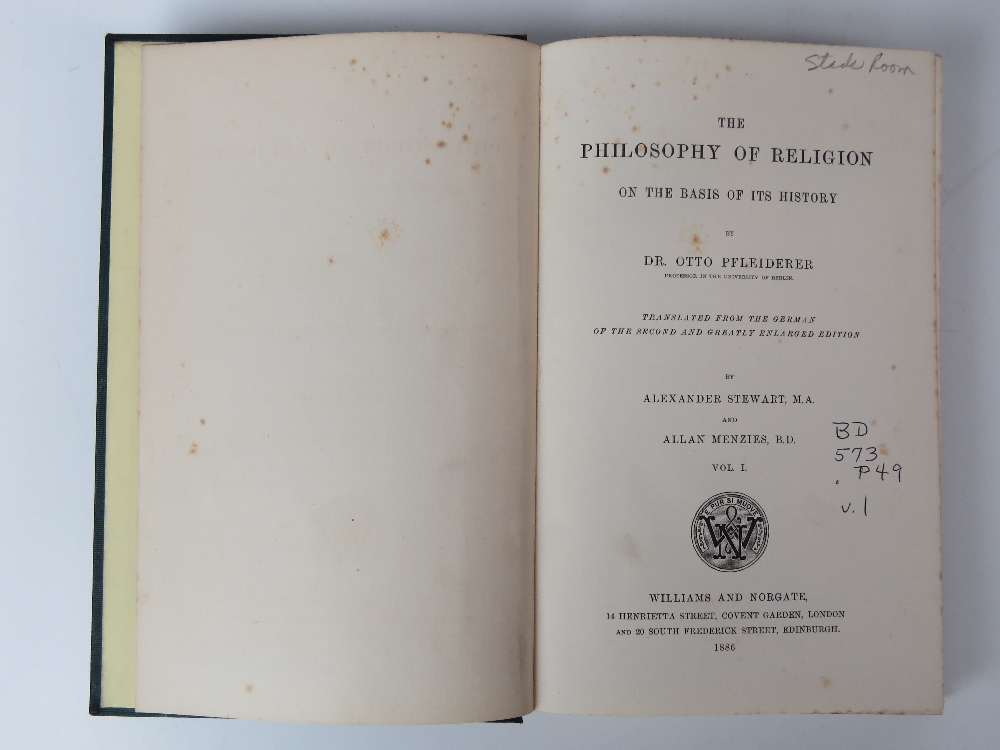 Books; The Philosophy of Religion by Dr - Image 2 of 3