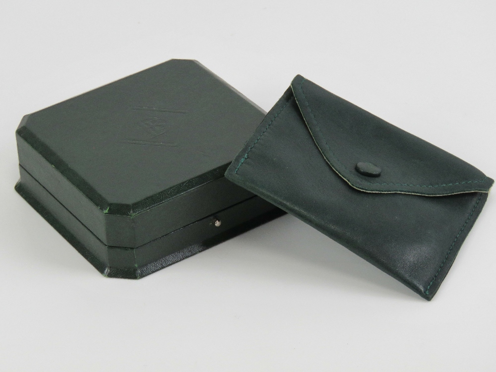 Boodle & Dunthorne; a green leatherette - Image 3 of 3