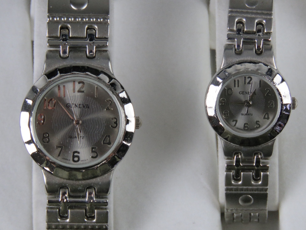 A 'His and Hers' stainless steel gents w - Image 2 of 4