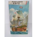 An Airfix scale model of 'The Mayflower'