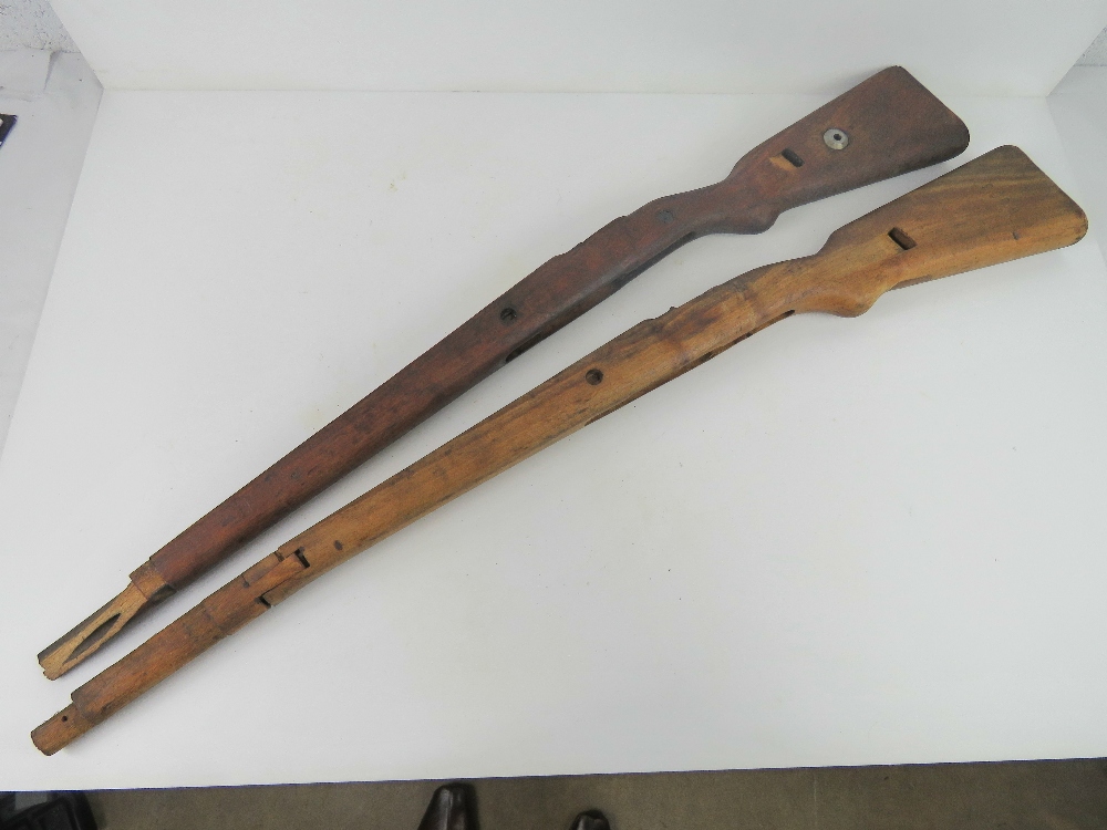 Two WWII K98 wooden stocks, a/f. - Image 2 of 4