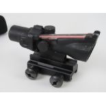 A Trijicon ACOG 2x20 optical sight, with