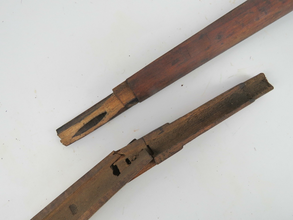 Two WWII K98 wooden stocks, a/f. - Image 3 of 4