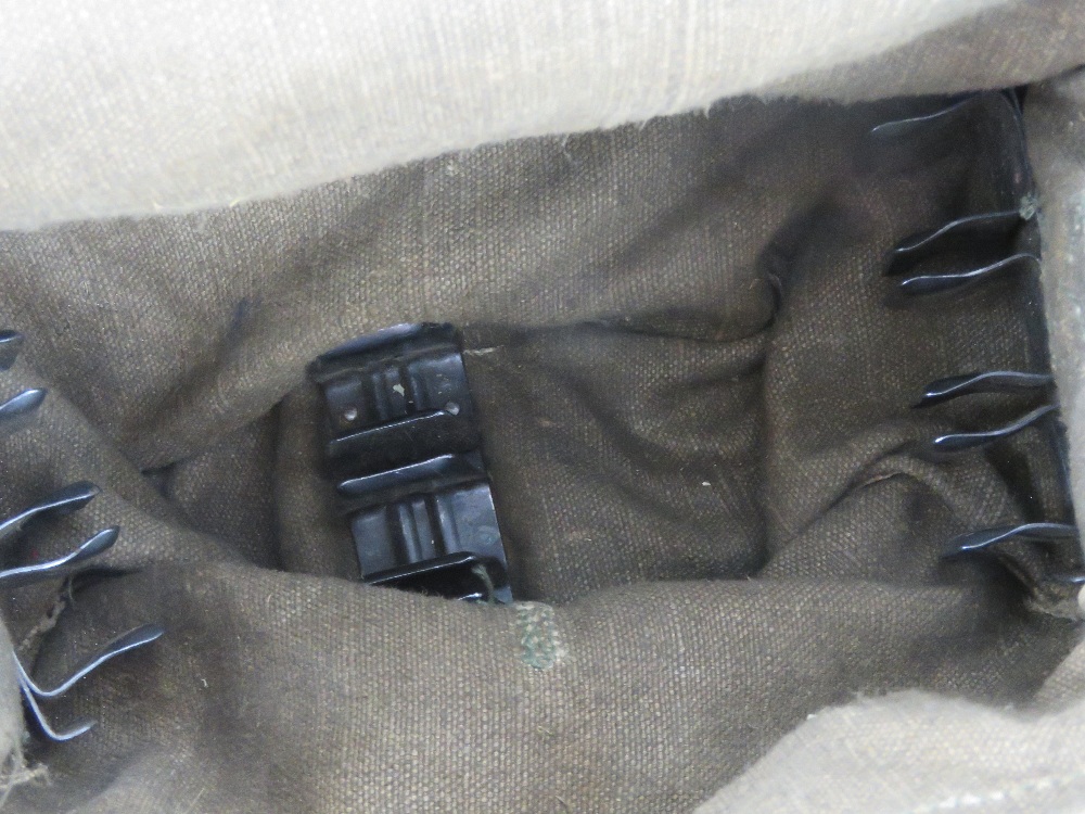 Three DP28 magazines in canvas bag. Toge - Image 3 of 6