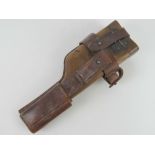 A rare 'Broom Handle' C96 shoulder stock with holster, holster a/f.