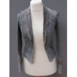 A Christian LaCroix jean jacket size 38.