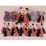 Ty Beanie Babies/Beanie Bears; American themed 'Issy' the Four Seasons Hotel San Francisco with tag,