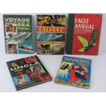 Annuals; 'The Eagle' annual, 'Voyage to the Bottom of the Sea', 'Valiant 1968', 'Man from U.N.C.L.E.