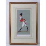 A limited edition print of a Vanity Fair type huntsman, Stoker(?) 1989,