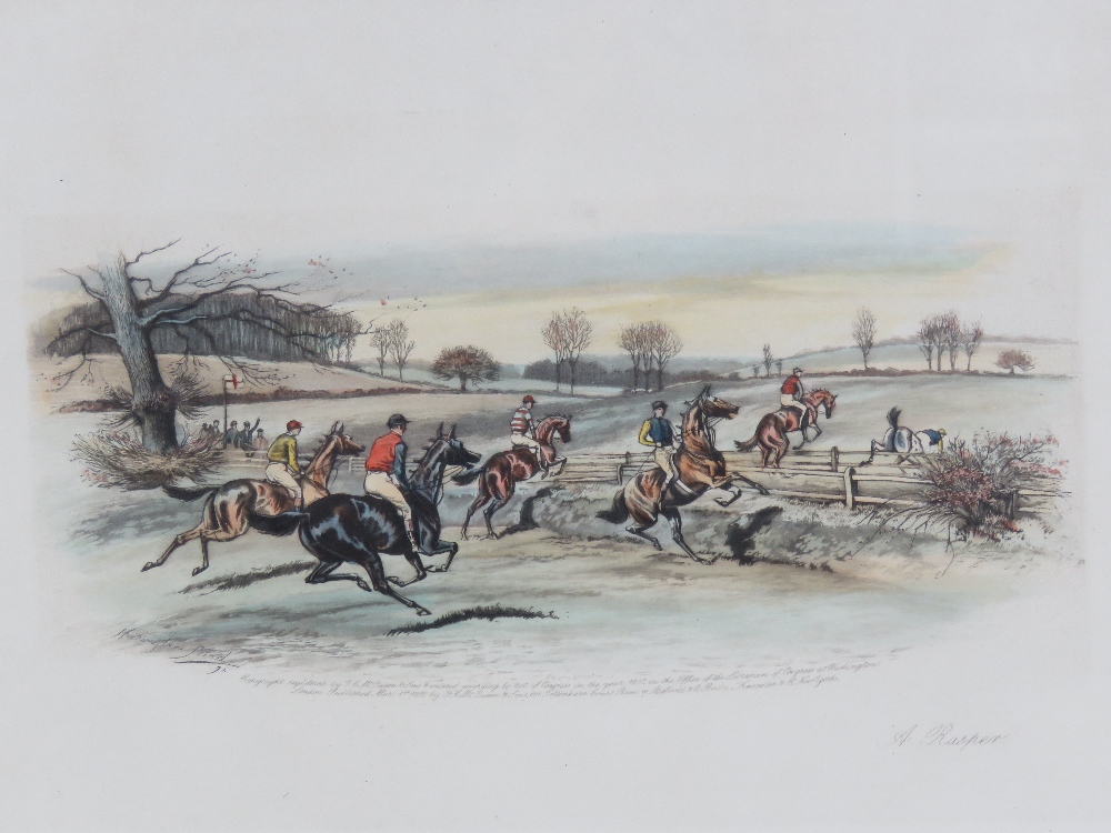 A pair of coloured racing prints 'The Favourite Beat' and 'O Rasper' by Harrington Bird, - Image 3 of 3