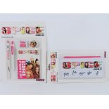 Spice Girls; Spice Girls official merchandise, notebook set and pencil case in original packaging.