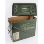 A 30mm Apache AH-64 shell ammo box, can