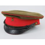 A WWII Japanese Army peaked cap.