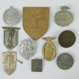 A quantity of assorted WWII German day badges including; Balkan 1944 - 1945, Seefahrt 1st Not,