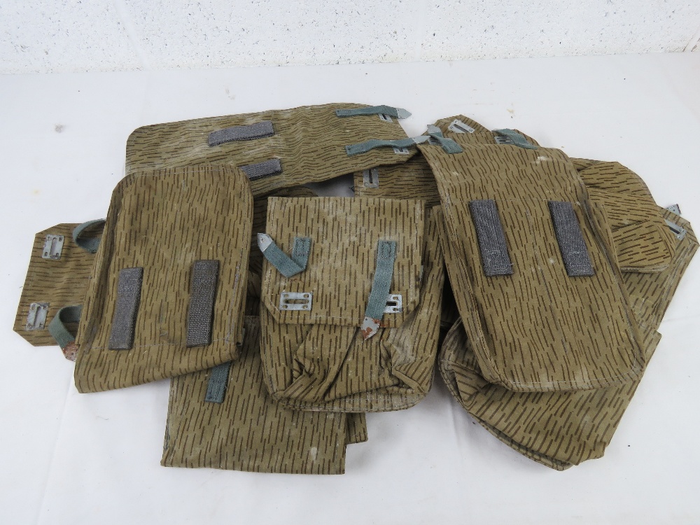 A quantity of ten East German AKM magazine Pouches.