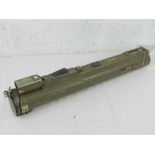 A deactivated M72 LAW 66mm rocket launcher. Opens and closes, with firing mechanism.