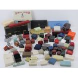 A large quantity of assorted vintage and contemporary jewellery and other boxes inc ring boxes,