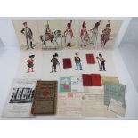 A quantity of assorted paper ephemera including Northamptonshire Notes and Queries dated 1908