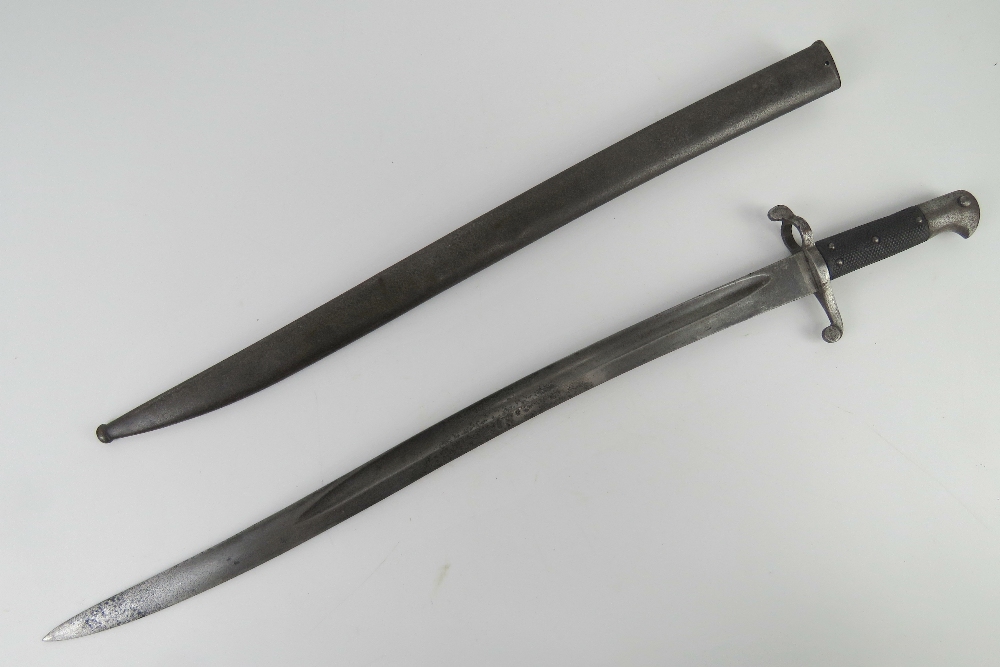 A Model 1858 sword bayonet having Enfiel - Image 2 of 6