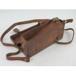 A WWII German medics leather bag.