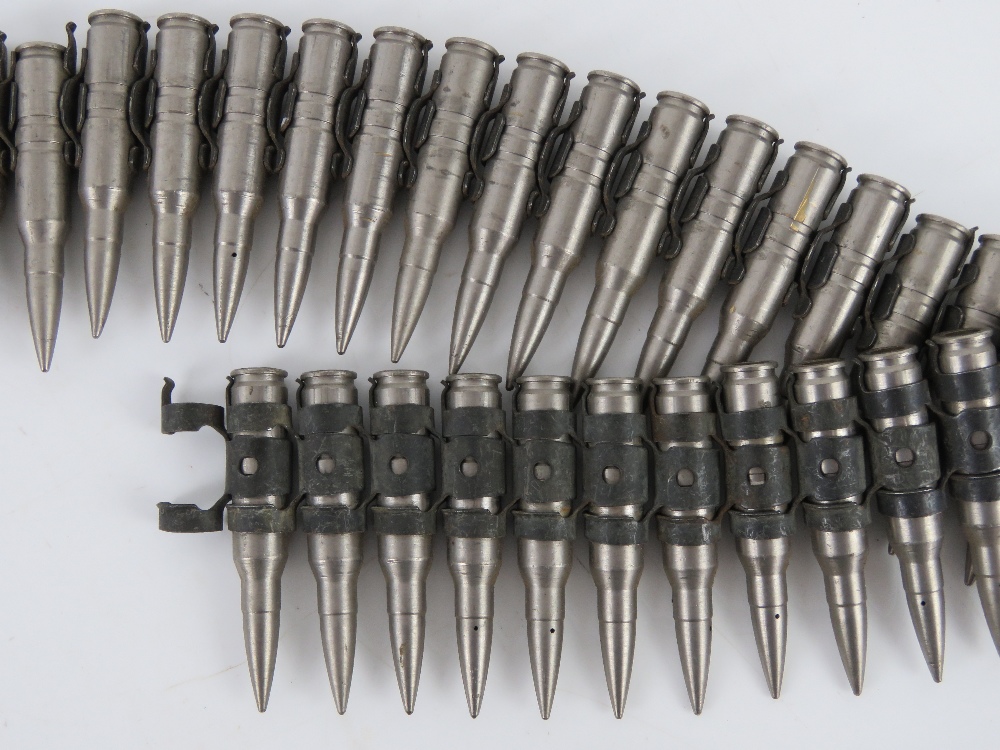 A large quantity of 7.62 drill rounds with link. - Image 2 of 3