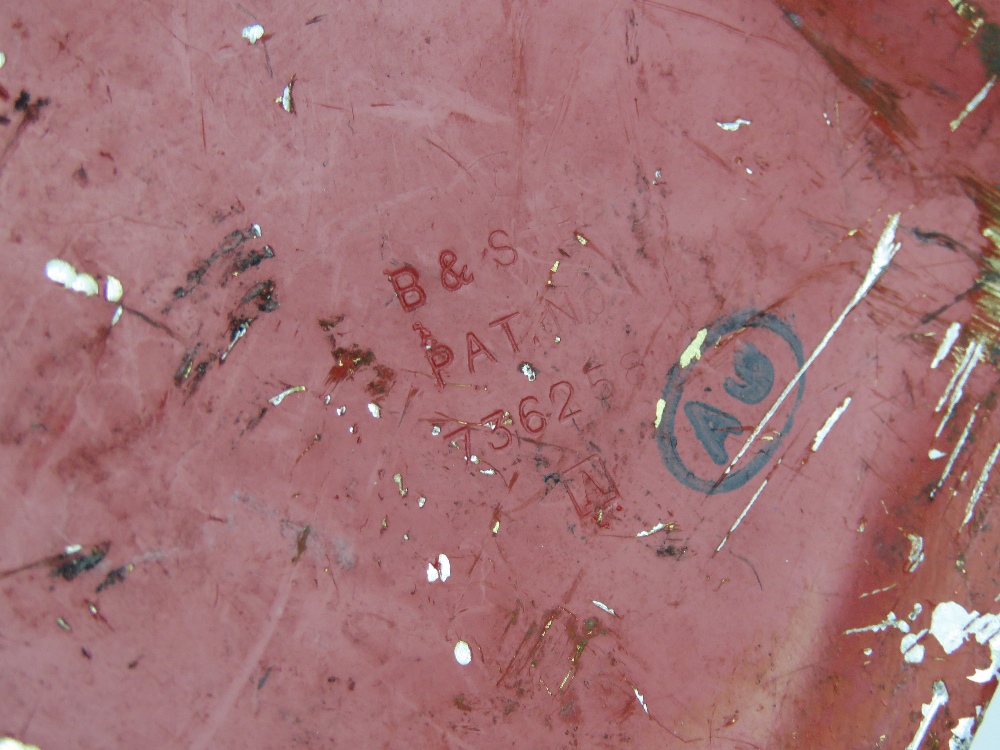 An empty British Mills detonator box with two empty fuse pots. - Image 3 of 3