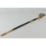 A WWI British Naval Officer's sword with scabbard.
