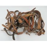 A quantity of WWII PPSH-41 leather slings.