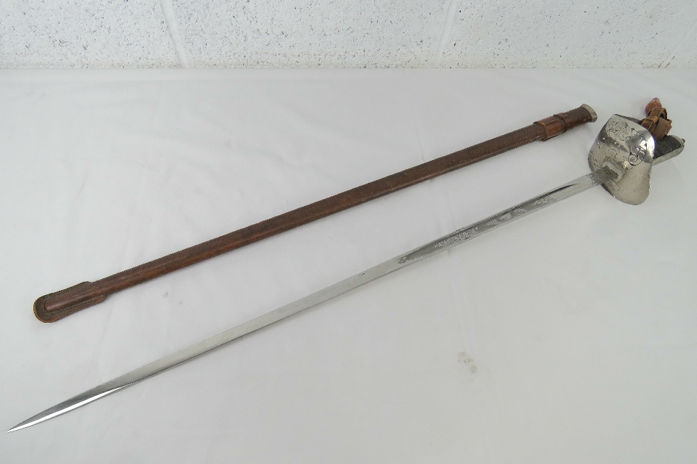 A WW1 British P1897 Infantry Officer's sword, - Image 2 of 6