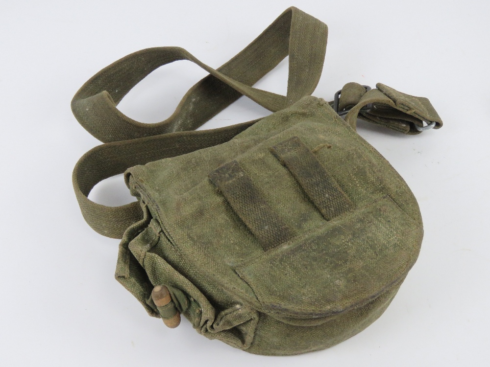 A WWII PPSH-41 leather sling, with magazine, magazine pouch and cleaning rod. - Image 5 of 5