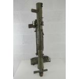 A deactivated Carl Gustav M2 84mm Recoilless launcher having sights and action,