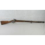 An antique Belgian M1851 percussion .71 calibre musket.