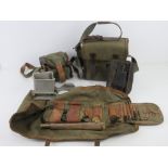 A ZB26/30 gunners kit together with magazine loader in magazine loader pouch and carry case,