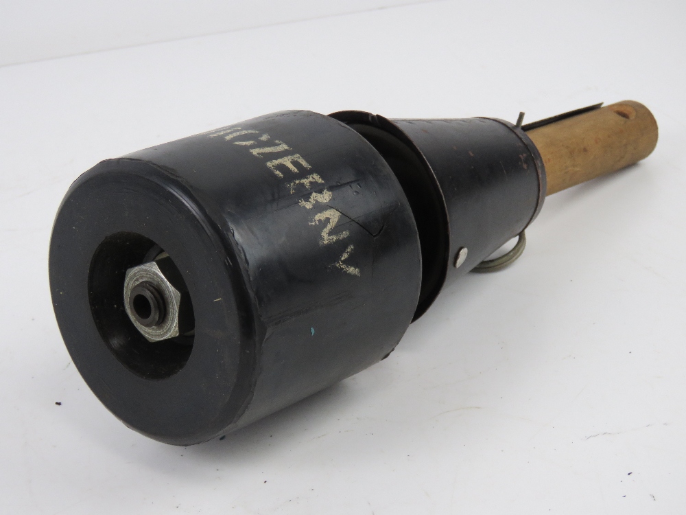 An inert WWII Soviet RPG-43 anti-tank practice grenade with rubber head. - Image 3 of 3