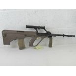 A deactivated Steyr AUG 5.