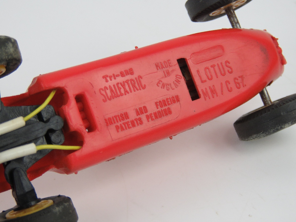 A Triang Scalextric Lotus MM (C67) in red with original box. - Image 4 of 9