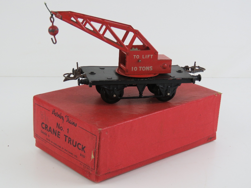 A Hornby trains 0 gauge number 1 train truck in original box.